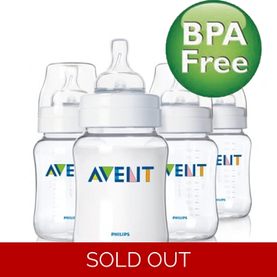 Philips Avent BPA Free 9oz Quad Pack Bottle